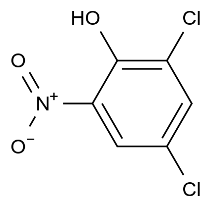  2,4-Dichloro-6-nitrophenol CAS 609-89-2 结构式 Chemical Structure