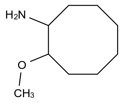  2-Methoxycyclooctan-1-amine CAS 953904-44-4 结构式 Chemical Structure