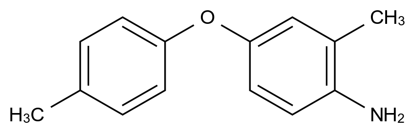  2-Methyl-4-(p-tolyloxy)aniline CAS 946699-75-8 结构式 Chemical Structure