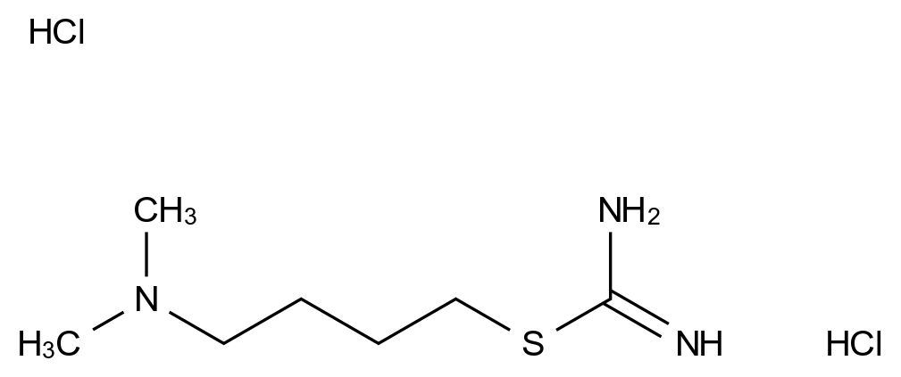 4-(Dimethylamino)butyl carbamimidothioate dihydrochloride CAS 68941-21-9 chemical structure