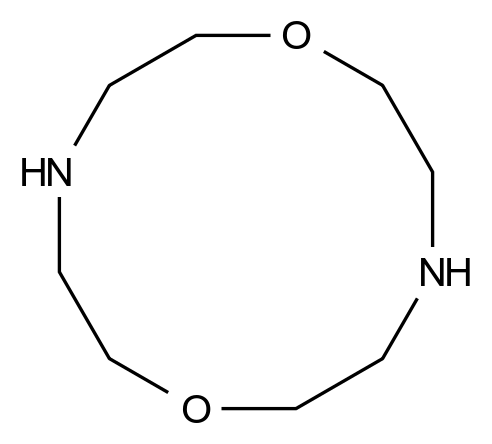 4,10-二氮杂-12-冠4-醚 4,10-Diaza-12-crown 4-Ether CAS 294-92-8 结构式 Chemical Structure