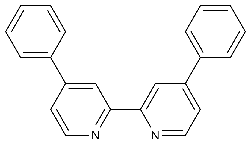  4,4'-Diphenyl-2,2'-bipyridine CAS 6153-92-0 结构式 Chemical Structure