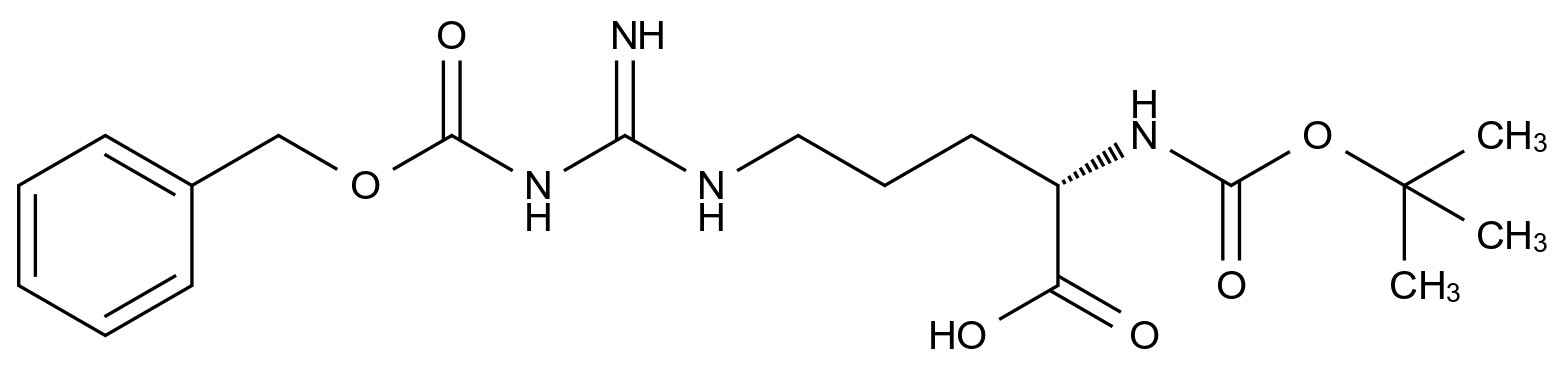 Boc-Arg(Z)-OH CAS 51219-18-2 chemical structure