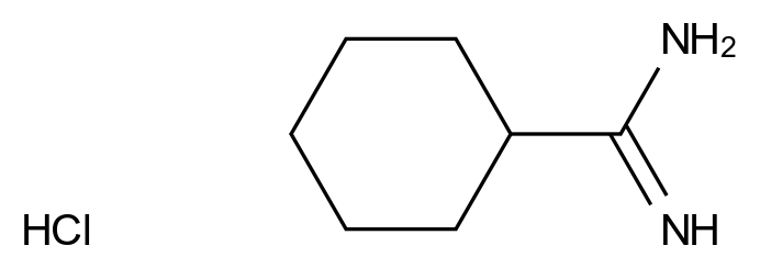 环己烷甲咪盐酸盐 Cyclohexanecarboximidamide Hydrochloride CAS 2498-48-8 结构式 Chemical Structure