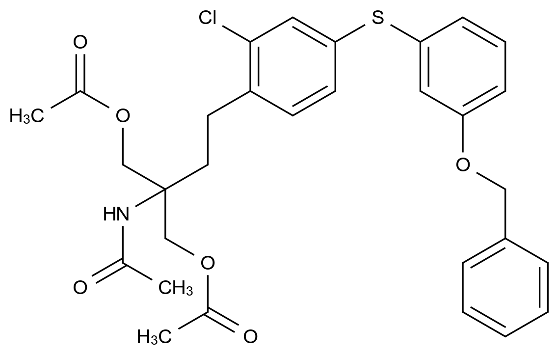  N-Acetyl-di-O-acetyl KRP-203 CAS 951238-25-8 结构式 Chemical Structure