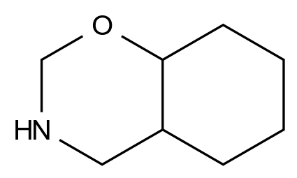  Octahydro-2H-benzo[e][1,3]oxazine CAS 90204-04-9 结构式 Chemical Structure