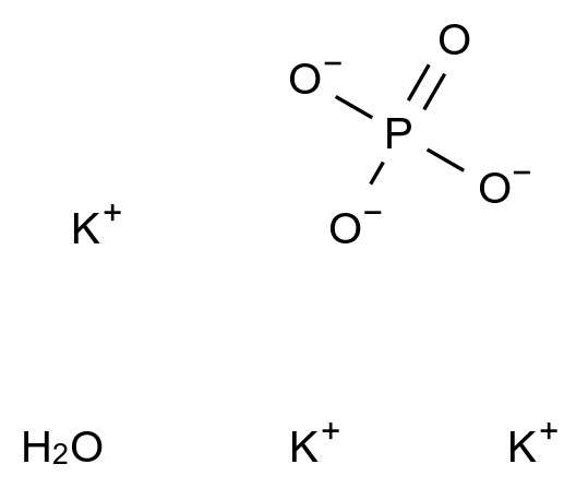 磷酸钾 一水合物 27176-10-9
4927M96TFV
Potassium phosphate, tribasic, monohydrate
UNII-4927M96TFV
Potassium phosphate tribasic monohydrate
tert-Potassium phosphate monohydrate
Tripotassium phosphate, monohydrate CAS 27176-10-9 结构式 Chemical Structure