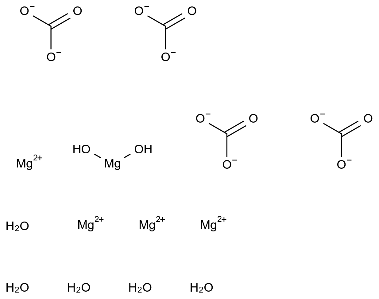 碱式碳酸镁 五水合物 56378-72-4
magnesiumcarbonatebasicpentahydrate,magnesiumcarbonatehydroxide,marincoc CAS 56378-72-4 结构式 Chemical Structure