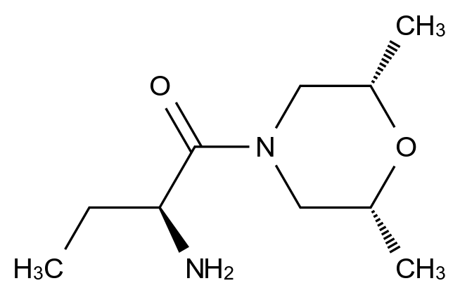  (S)-2-Amino-1-((2R,6S)-2,6-dimethylmorpholino)butan-1-one CAS 1932142-50-1 结构式 Chemical Structure