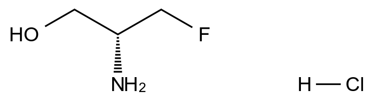  (R)-2-Amino-3-fluoropropan-1-ol hydrochloride CAS 2242468-89-7 结构式 Chemical Structure