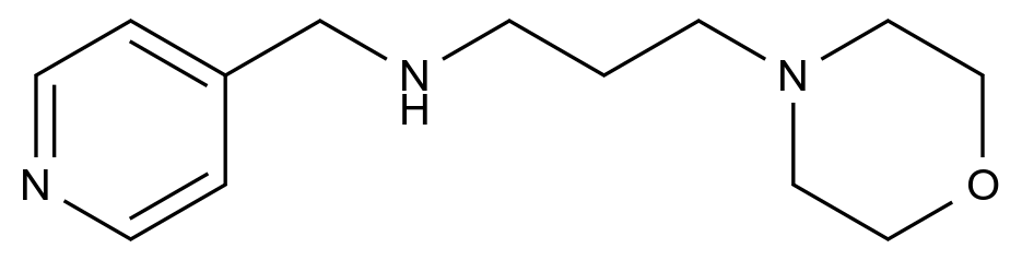 [3-(morpholin-4-yl)propyl](pyridin-4-ylmethyl)amine CAS 227017-95-0 chemical structure