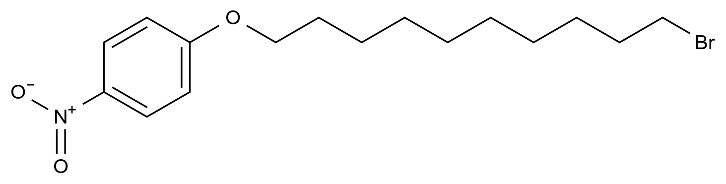  1-((10-Bromodecyl)oxy)-4-nitrobenzene CAS 87477-66-5 结构式 Chemical Structure