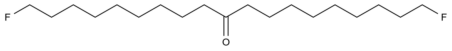  1,19-Difluorononadecan-10-One CAS 462-17-9 结构式 Chemical Structure