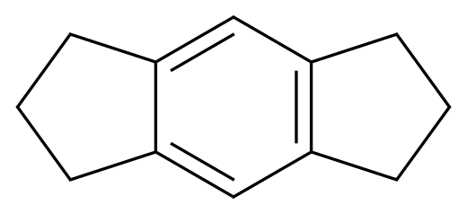  1,2,3,5,6,7-Hexahydro-s-indacene CAS 495-52-3 结构式 Chemical Structure