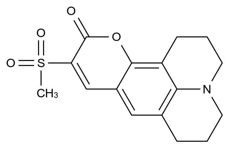 CAS No.:87331-48-4,10-(Methylsulfonyl)-2,3,6,7-tetrahydro-1H-pyrano[2,3-f]pyrido[3,2,1-ij]quinolin-11(5H)-one