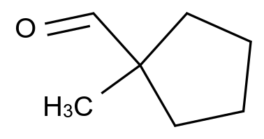 1-methylcyclopentane-1-carbaldehyde CAS 6140-63-2 chemical structure