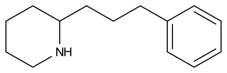  2-(3-Phenylpropyl)piperidine CAS 383128-48-1 结构式 Chemical Structure