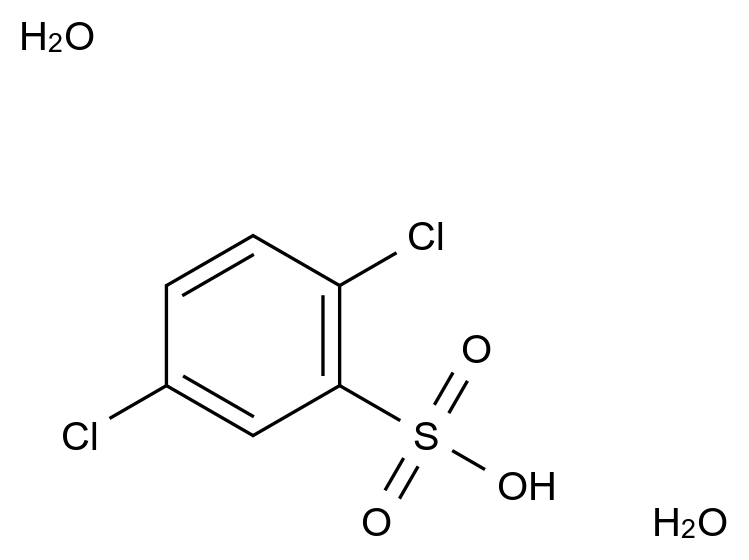 CAS No.:38484-94-5,2,5-Dichlorobenzenesulfonic acid dihydrate