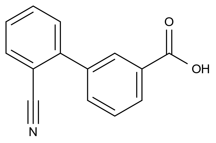 CAS No.:893736-75-9,2'-Cyanobiphenyl-3-carboxylic acid
