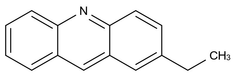  2-Ethylacridine CAS 55751-83-2 结构式 Chemical Structure