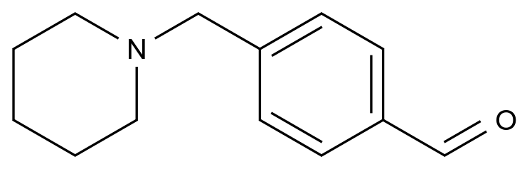  4-(1-Piperidinylmethyl)benzaldehyde CAS 471929-86-9 结构式 Chemical Structure