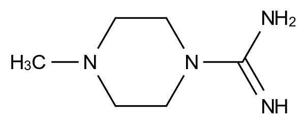  4-Methylpiperazine-1-carboximidamide CAS 45798-01-4 结构式 Chemical Structure