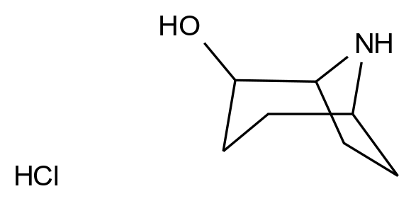8-氮杂二环[3.2.1]辛烷-2-醇盐酸 8-azabicyclo[3.2.1]octan-2-ol hydrochloride CAS 2007919-17-5 结构式 Chemical Structure