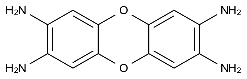  Dibenzo[b,e][1,4]dioxine-2,3,7,8-tetraamine CAS 34294-67-2 结构式 Chemical Structure