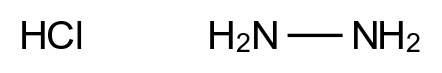 盐酸肼 Hydrazine hydrochloride CAS 2644-70-4 结构式 Chemical Structure
