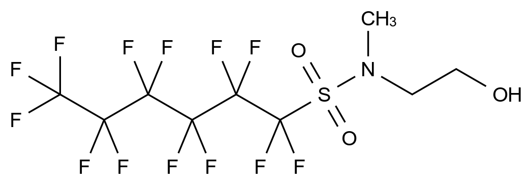 CAS No.:68555-75-9,N-(2-Hydroxyethyl)-N-methylperfluorohexanesulfonamide