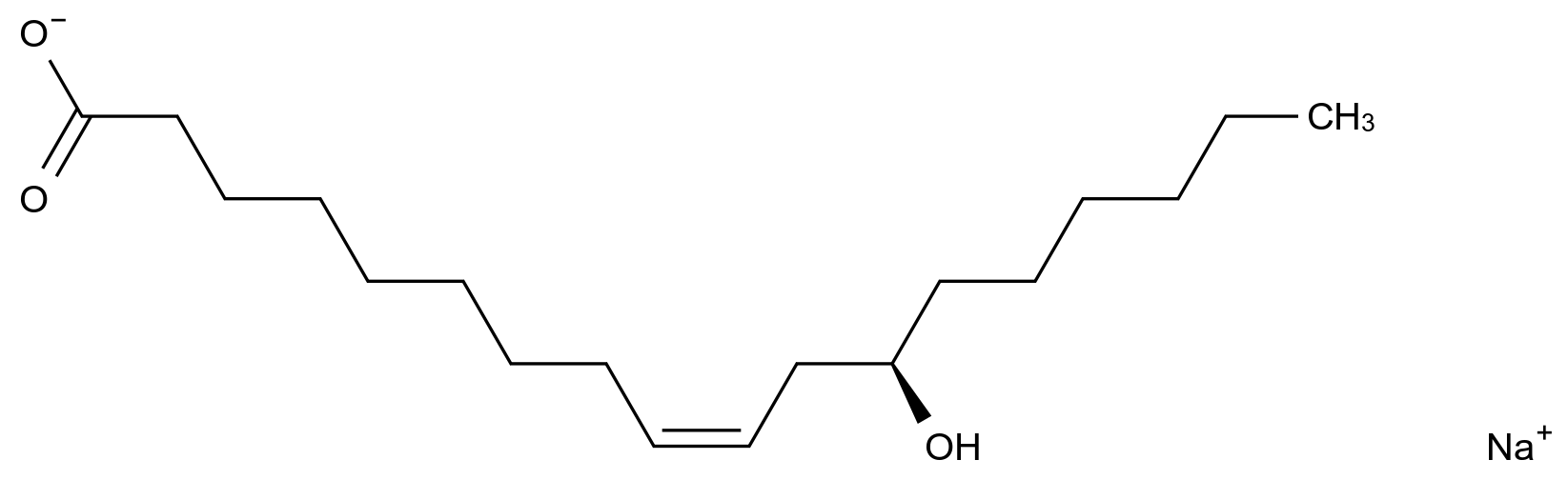  Sodium ricinoleate CAS 5323-95-5 结构式 Chemical Structure