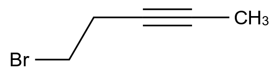  5-Bromopent-2-yne CAS 18719-27-2 结构式 Chemical Structure