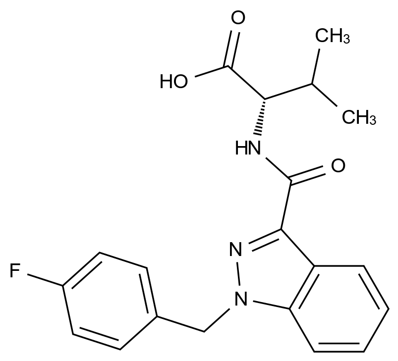  (S)-AB-FUBINACA Metabolite 3 CAS 1877243-60-1 结构式 Chemical Structure