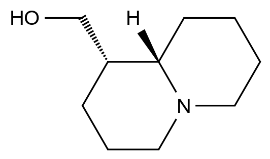  ((1S,9AS)-octahydro-2H-quinolizin-1-yl)methanol CAS 7635-60-1 结构式 Chemical Structure