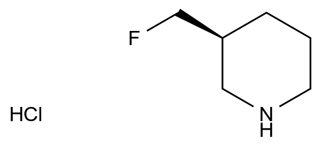 (3S)-3-(fluoromethyl)piperidine;hydrochloride CAS 2306246-73-9 chemical structure