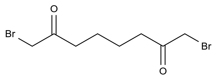 1,8-Dibromooctane-2,7-dione CAS 39095-41-5 chemical structure