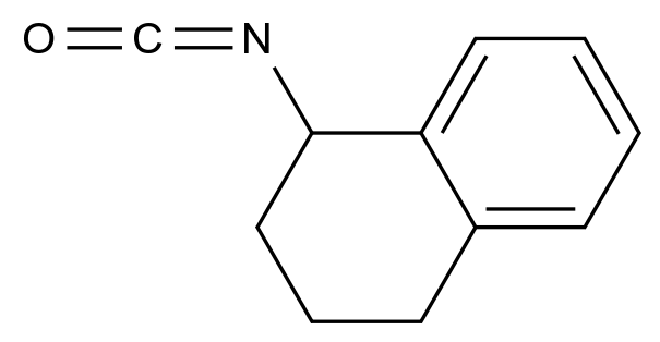 1-异氰酸基-1,2,3,4-四氢化萘 1-Isocyanato-1,2,3,4-tetrahydronaphthalene CAS 58490-95-2 结构式 Chemical Structure