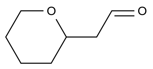 2-(四氢-2H-吡喃-2-基)乙醛 2-(Tetrahydro-2H-pyran-2-yl)acetaldehyde CAS 86266-57-1 结构式 Chemical Structure