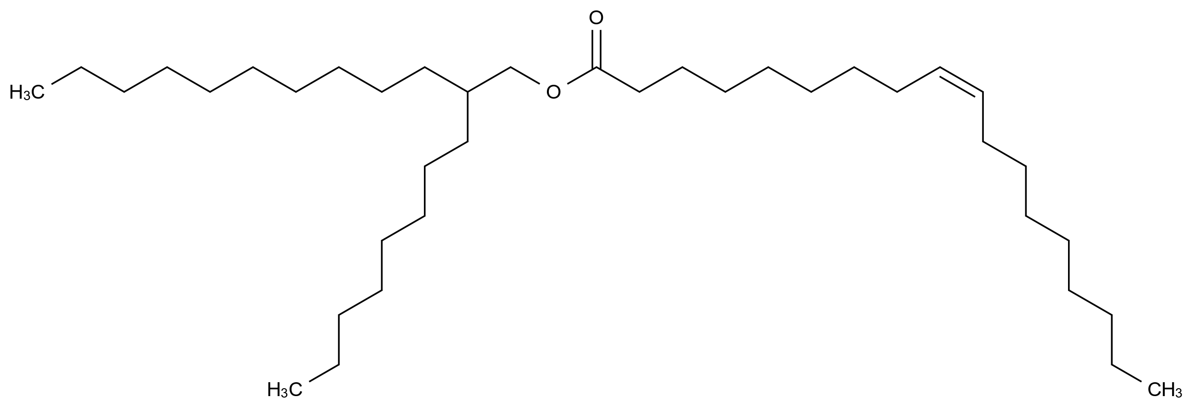  2-Octyldodecyl oleate CAS 22801-45-2 结构式 Chemical Structure