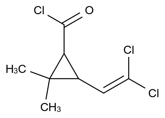 CAS No.:52314-67-7,3-​(2,​2-​Dichlorovinyl)​-​2,​2-​dimethylcyclopropane​carbonyl Chloride