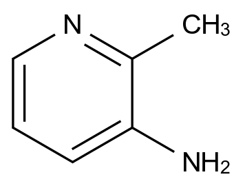 2-甲基-3-氨基吡啶 3-Amino-2-methylpyridine CAS 3430-10-2 结构式 Chemical Structure