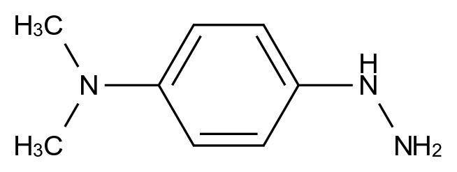  4-Hydrazinyl-N,N-dimethylaniline CAS 41002-34-0 结构式 Chemical Structure