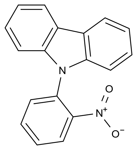  9-(2-Nitrophenyl)-9H-carbazole CAS 6286-72-2 结构式 Chemical Structure