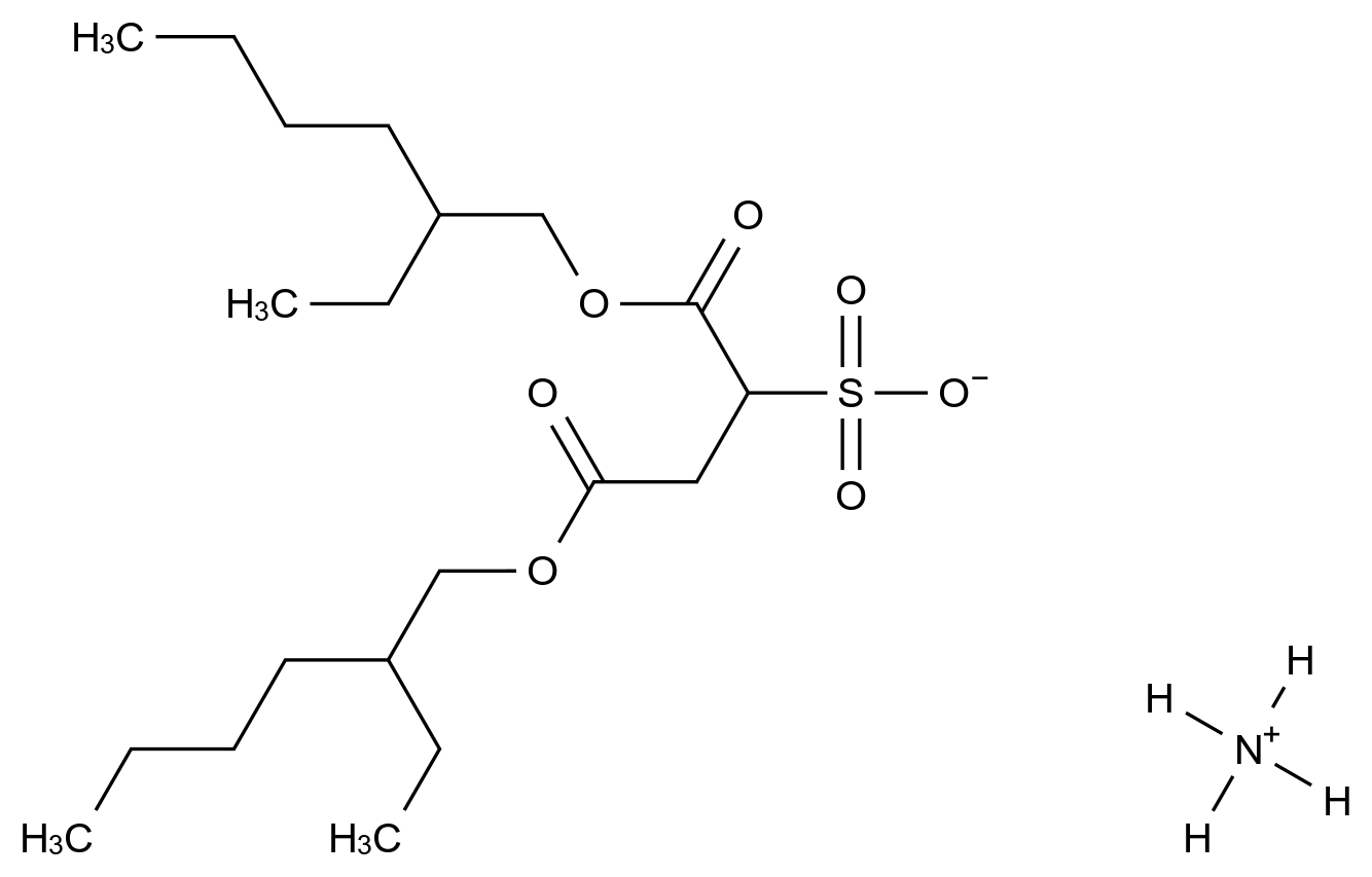 CAS No.:30673-56-4,Ammonium 1,4-bis((2-ethylhexyl)oxy)-1,4-dioxobutane-2-sulfonate