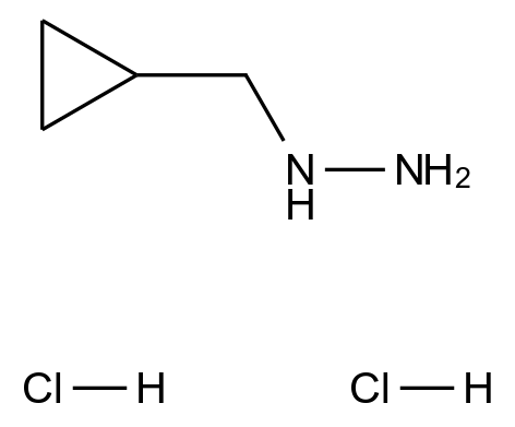环丙基甲基肼二盐酸盐 Cyclopropylmethylhydrazine Dihydrochloride CAS 809282-61-9 结构式 Chemical Structure