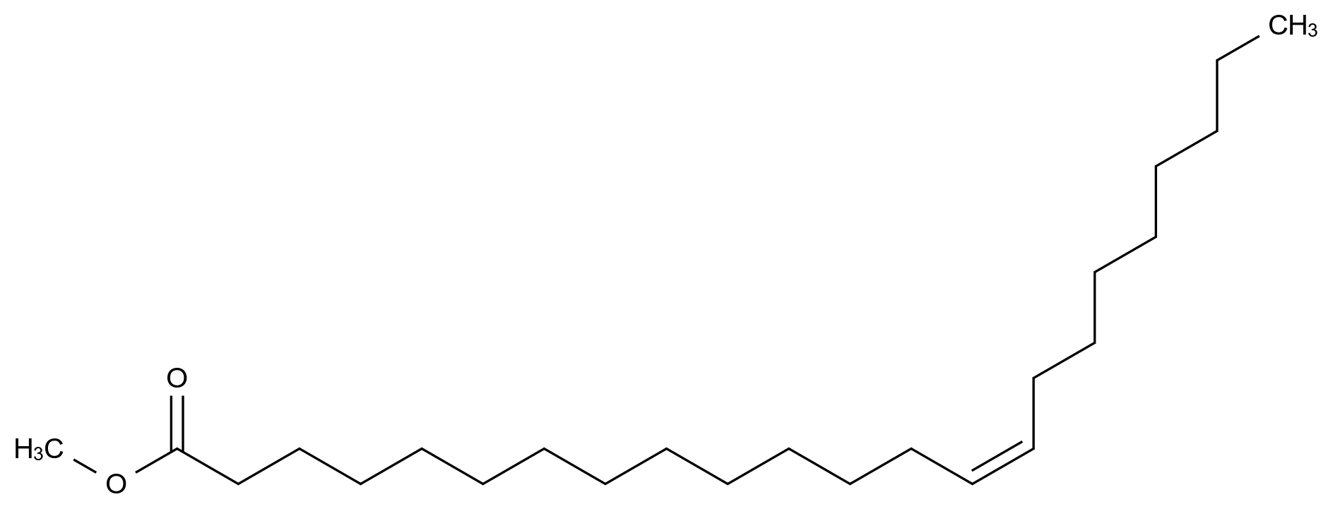  Methyl 14-cis-tricosenoate CAS 50995-25-0 结构式 Chemical Structure