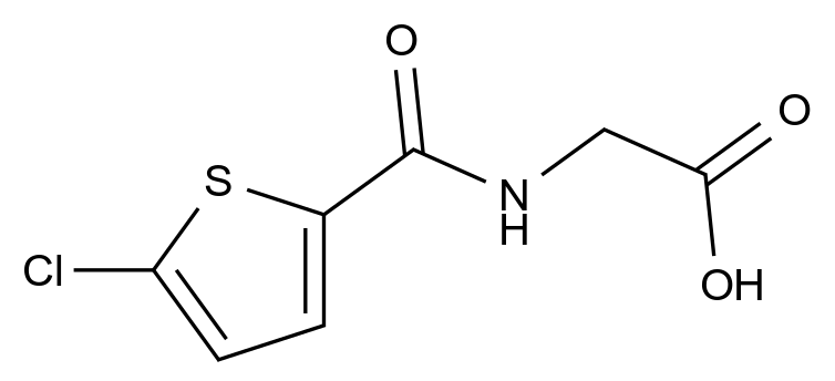 CAS No.:873009-45-1,N-[(5-Chloro-2-thienyl)carbonyl]glycine