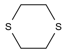 1,4-二噻烷 1,4-Dithiane CAS 505-29-3 结构式 Chemical Structure