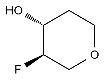  (3R,4R)-3-fluorooxan-4-ol CAS 1932140-11-8 结构式 Chemical Structure
