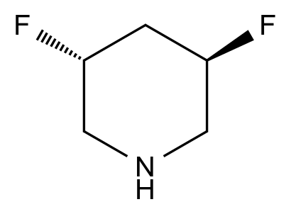 (3R,5R)-3,5-difluoropiperidine CAS 259110-63-9 chemical structure